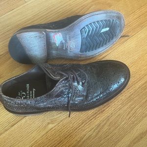 New Donald J Pliner Rare 25th Vintage Style  Casual Shoes Wingtip Oxford Size 7